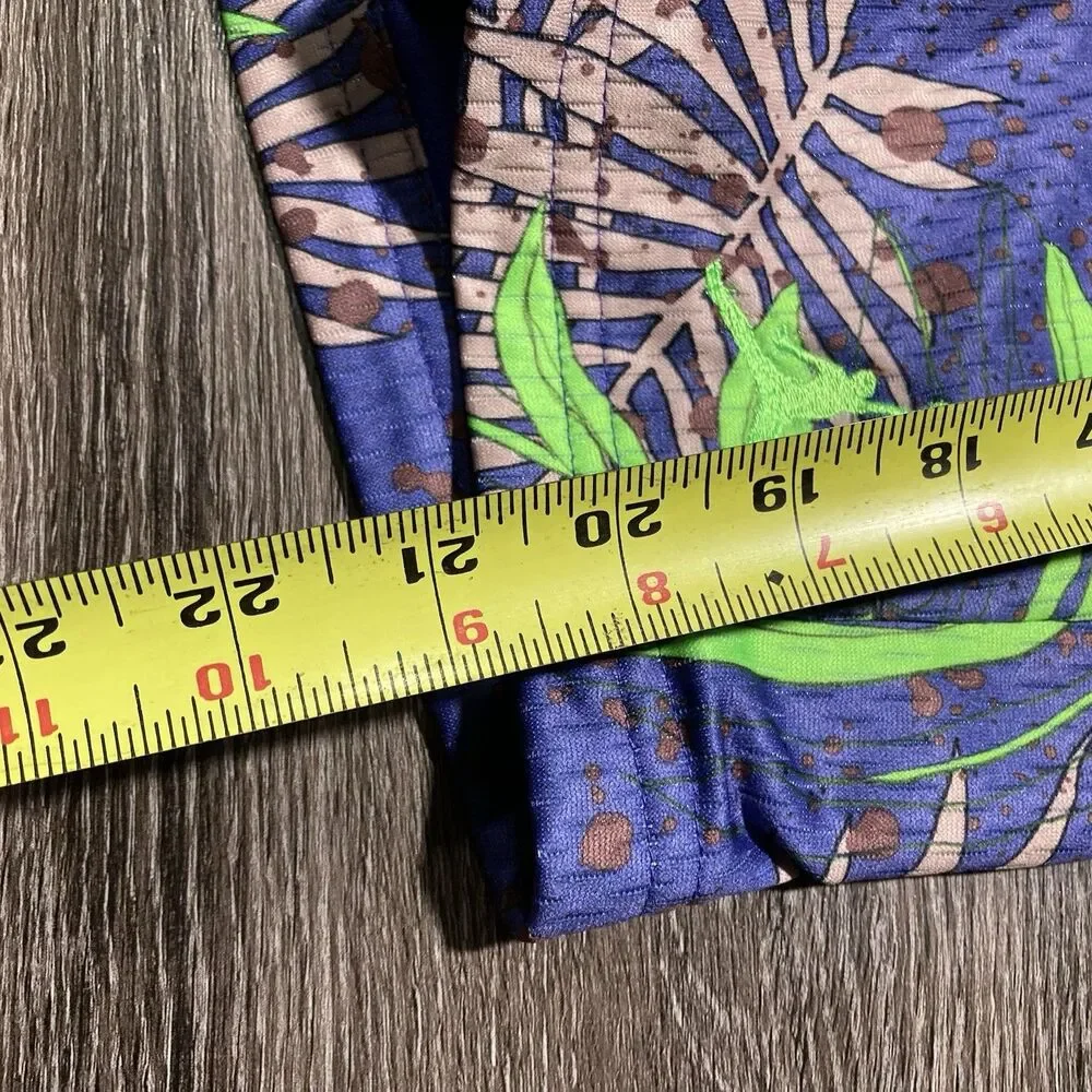 Jordan Jumpman Palm Printed Knit Shorts Mens Small Purple Green New
